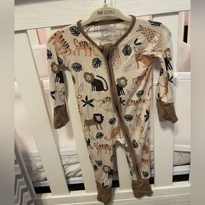 Little sleepies Big Cat Zippie 0-3 months